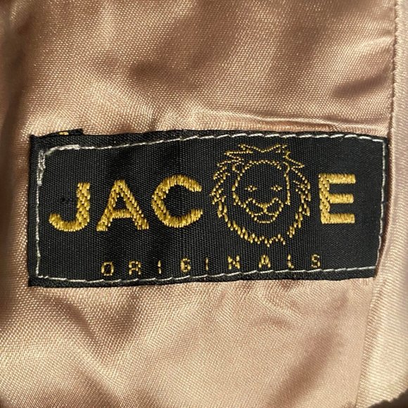 Vintage 1990s ELEGANT Brown LACE Maxi GOWN with Mermaid Cut! Medium - Picture 7 of 7